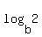 log%28b%2C2%29