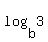log%28b%2C3%29