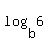 log%28b%2C6%29