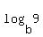 log%28b%2C9%29