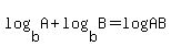 log%28b%2CA%29%2Blog%28b%2CB%29=log%28AB%29