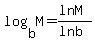 log%28b%2CM%29=%28ln+M%29%2F%28ln+b%29
