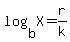 log%28b%2CX%29=r%2Fk