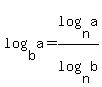 log%28b%2Ca%29=+log%28n%2Ca%29%2Flog%28n%2Cb%29