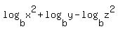 log%28b%2Cx%5E2%29+%2B+log%28b%2Cy%29+-+log%28b%2Cz%5E2%29