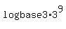 log%28base3%29+3%5E9