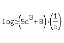 log%28c%285c%5E3%2B8%29%281%2Fc%29%29