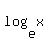 log%28e%2C+x%29