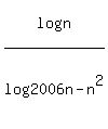 log%28n%29%2Flog%282006n-n%5E2%29