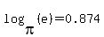 log%28pi%2C%28e%29%29=0.874