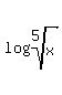 log%28root%285%2Cx%29%29