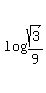 log%28sqrt%283%29%2F9%29