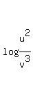 log%28u%5E2%2Fv%5E3%29