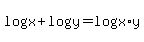 log%28x%29%2Blog%28y%29=log%28x%2Ay%29