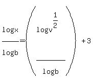 log%28x%29%2F+log%28b%29=+%28log%28v%5E%281%2F2%29%29%2Flog%28b%29%29+%2B+3