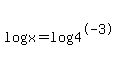 log%28x%29=+log%284%5E-3%29+