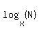 log%28x%2C%28N%29%29