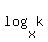 log%28x%2C+k%29