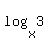 log%28x%2C3%29