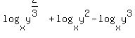 log%28x%2Cy%5E%282%2F3%29%29+%2B+log%28x%2Cy%5E2%29+-+log%28x%2Cy%5E3%29