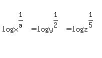 log%28x%5E%281%2Fa%29%29=log%28y%5E%281%2F2%29%29=log%28z%5E%281%2F5%29%29