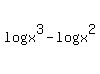 log%28x%5E3%29-+log%28x%5E2%29