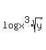 log%28x%5E3%2Asqrt%28y%29%29