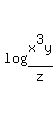 log%28x%5E3y%2Fz%29