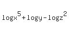 log%28x%5E5%29+%2Blog+y+-+log%28z%5E2%29+