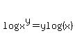 log%28x%5Ey%29=ylog%28x%29