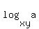 log%28xy%2Ca%29