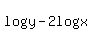 log%28y%29-2log%28x%29