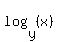 log%28y%2C%28x%29%29