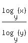 log%28y%2C%28x%29%29%2Flog%28y%2C%28y%29%29