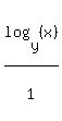 log%28y%2C%28x%29%29%5E%22%22%2F1%5E%22%22%5E%22%22