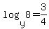 log%28y%2C8%29+=+3%2F4