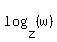 log%28z%2C%28w%29%29