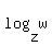 log%28z%2Cw%29
