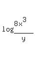 log+%28%288x%5E3%29%2Fy%29