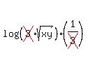 log+%28%28cross%283%29sqrt%28xy%29%29%281%2Fcross%283%29%29%29