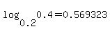 log+%280.2%2C0.4%29=0.569323