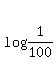 log+%281%2F100%29