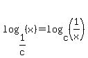 log+%281%2Fc%2C+%28x%29%29+=+log+%28c%2C+%281%2Fx%29%29