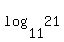 log+%2811%2C21%29