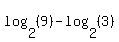 log+%282%2C+%289%29%29+-+log+%282%2C+%283%29%29