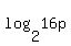 log+%282%2C+16p%29+