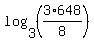log+%283%2C+%283%2F8+%2A+648%29%29