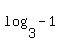 log+%283%2C+-1%29