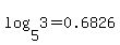 log+%285%2C+3%29+=+0.6826