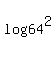 log+%2864%29%5E2